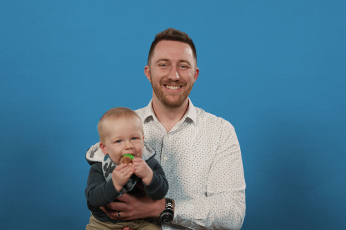 James Lake and his son Spencer